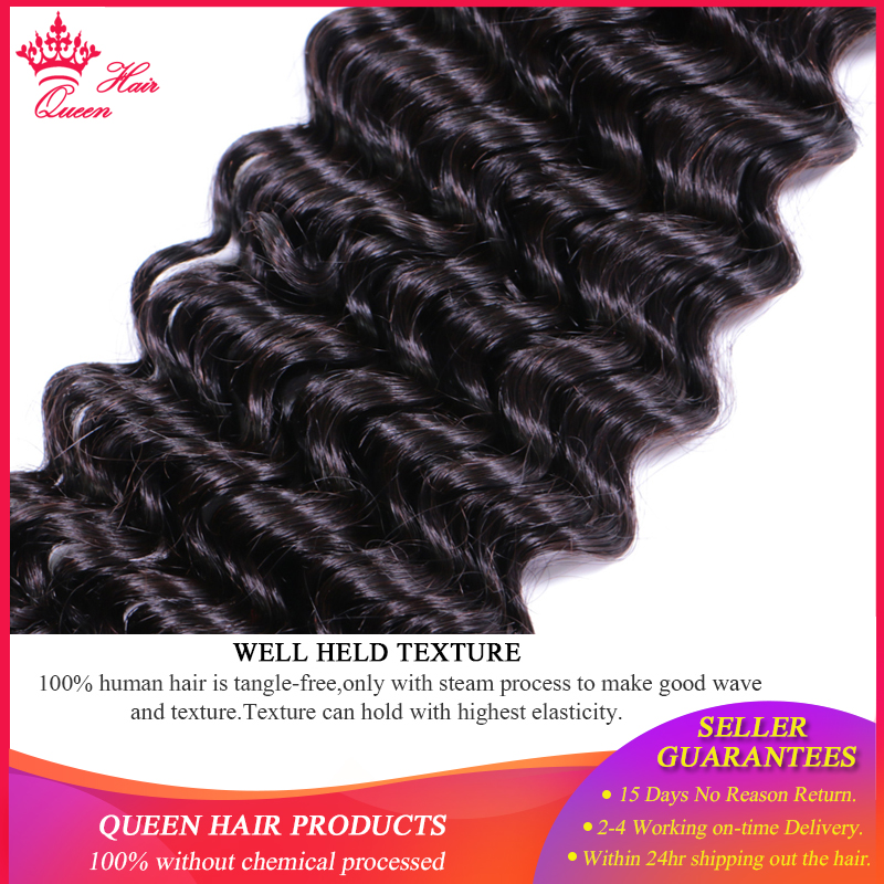 Queen Hair Queen Hair Products Brazilian Deep Wave Bundles Deal 3pcs